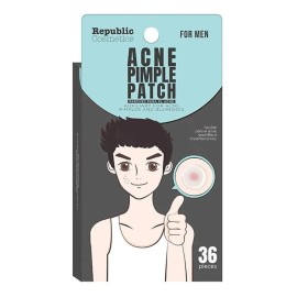 Parche Para Acné Hombre 36pcs Republic Cosmetics Skin Care