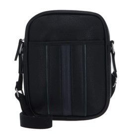 Ted Baker Keiigan Stripe Flight Bag Black