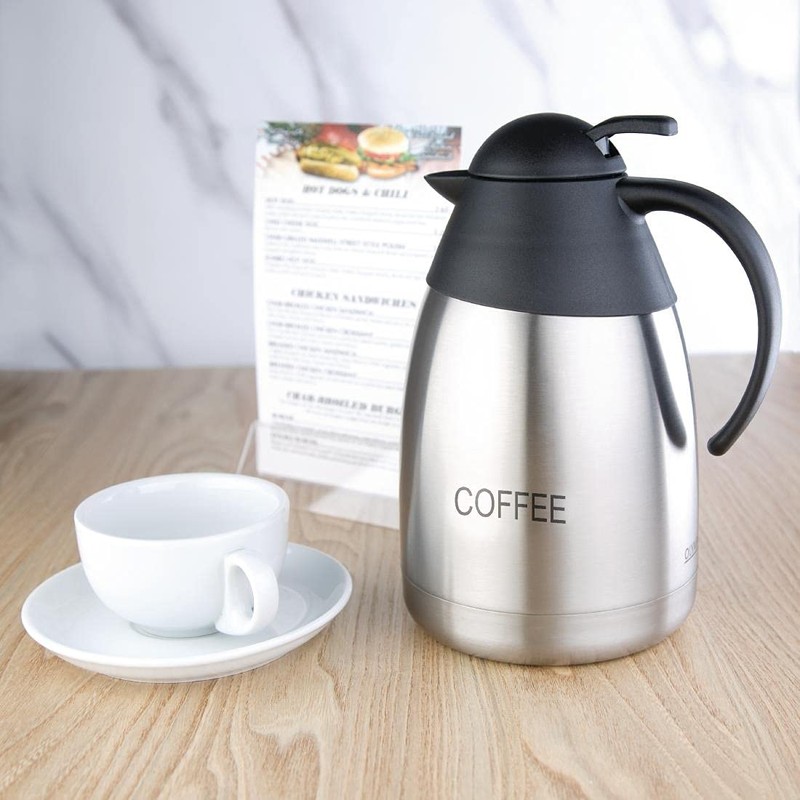 Olympia Vacuum Jug - Domed Lid 250X140mm 15 L Stainless