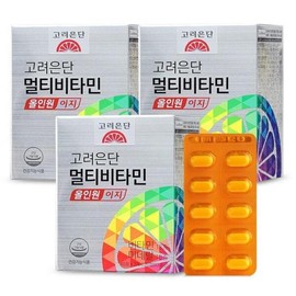 Korea Eundan Multivitamin All-in-One Easy 120 Tablets 3 Multivitamins G (45726544) / 고려은단 멀티비타민 올인원 이지 120정 3개 종합비타민 G (45726544)