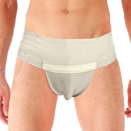 Suspensorio post operatorio de algodón texturizado para hombre, tanga de entrenamiento atlético, cinturón de 3 pulgadas