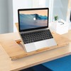 Laptop Desk Nnewvante Bamboo Laptop Table Adjustable Lap Tray Bed
