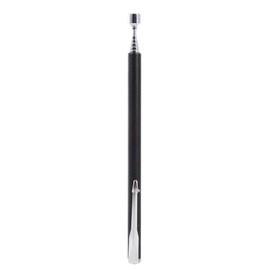 Magnetic Pickup Rod, Portable Telescopic Pickup, Extendable Magnet for Removing Nails, Screws, Small Tools(Black)