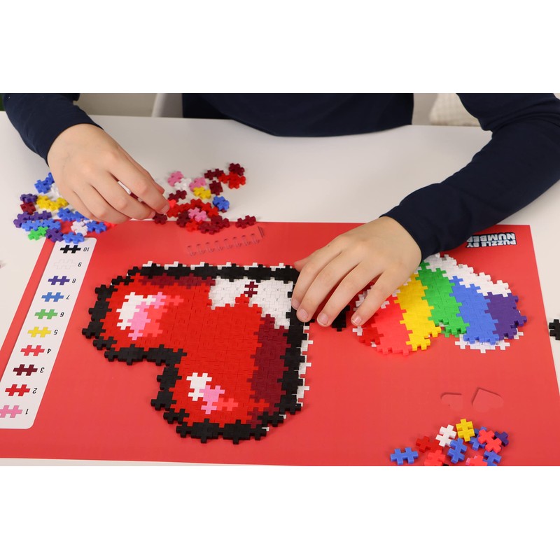 Plus-Plus 3911 Hearts Heart 9603911 Ingenious Construction Toy, Puzzle, Creative