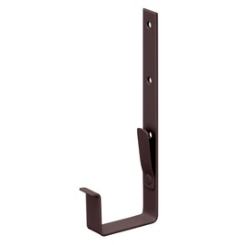 INEFA Gutter Holder Box Gutter Steel NW68 / 68 mm Dark Brown Gutter Holder Gutter Accessories Easy Assembly Made in Germany