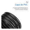 Candado Cadena Gomia Negro 1.2m Combinación Para Bicicleta Moto VRVALUE