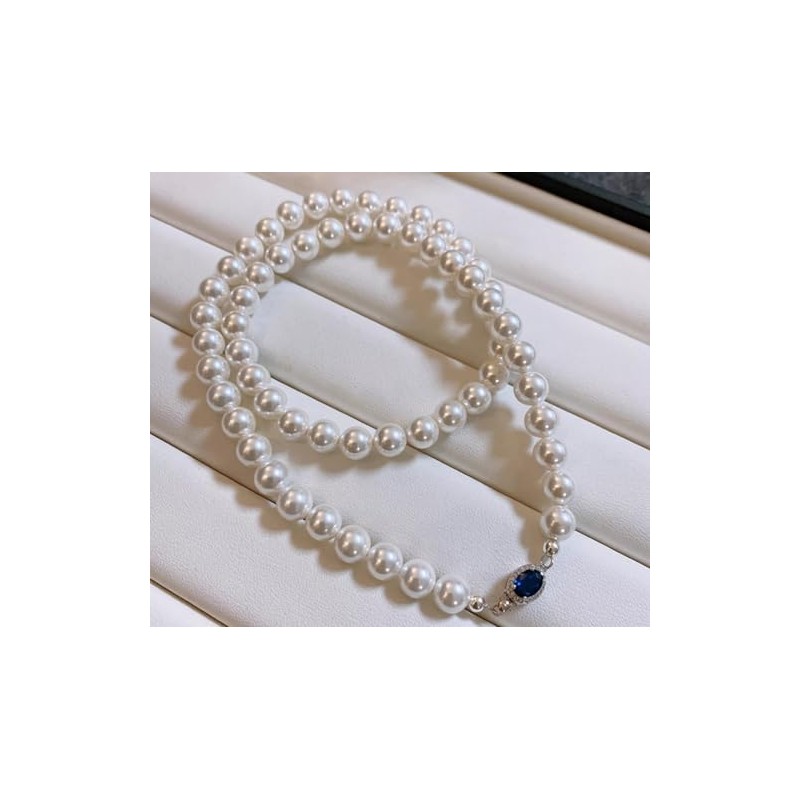 Pearl Necklaces For Women 8mm White Pearl Necklace