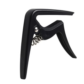 Ukulele Capo for Soprano, Concert, Tenor, Baritone Ukulele with felt picks(Walnut) (Black, Ukulele)