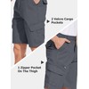 TACVASEN Men's Casual Short Classic-Fit Short with Elastic Waist Dress