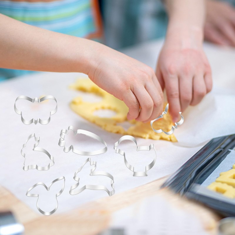 12 Pieces Easter Cookie Cutters Set Easter Cookie Cutter Made