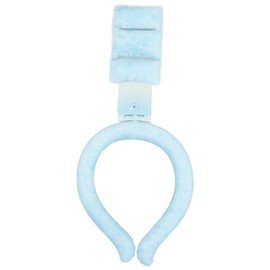 Alice in the Land of Miscellaneous Goods Cool Neck Pad Refreshing Ring Cool to the Back Cool PCM Plant Derived Ingredients Back Cooling Cooler Cooling Pad Heat Heat Stroke Prevention (Light Blue, M)