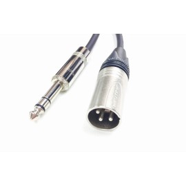 150 Foot Neutrik NC3MXX Male XLR to Neutrik Rean NYS228 1/4 Inch (6.35mm) TRS Balanced Pro Audio Cable by Custom Cable Connection