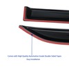 YLSCOO Window Visors Rain Guards fits 2024-2026 Hyundai Kona, Out-Channel