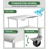 OREALLANDROL 48" x 24" Stainless Steel Prep Table with Drawer,