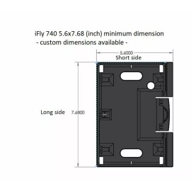 GPS Dock 1 iFly 740 GPS Dock 5.6 x 7.68 inch