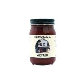 Original Cherry Salsa by Brownwood Acres (Original) - Handcrafted in Michigan's Cherry Capital - (19 Ounce) Jar