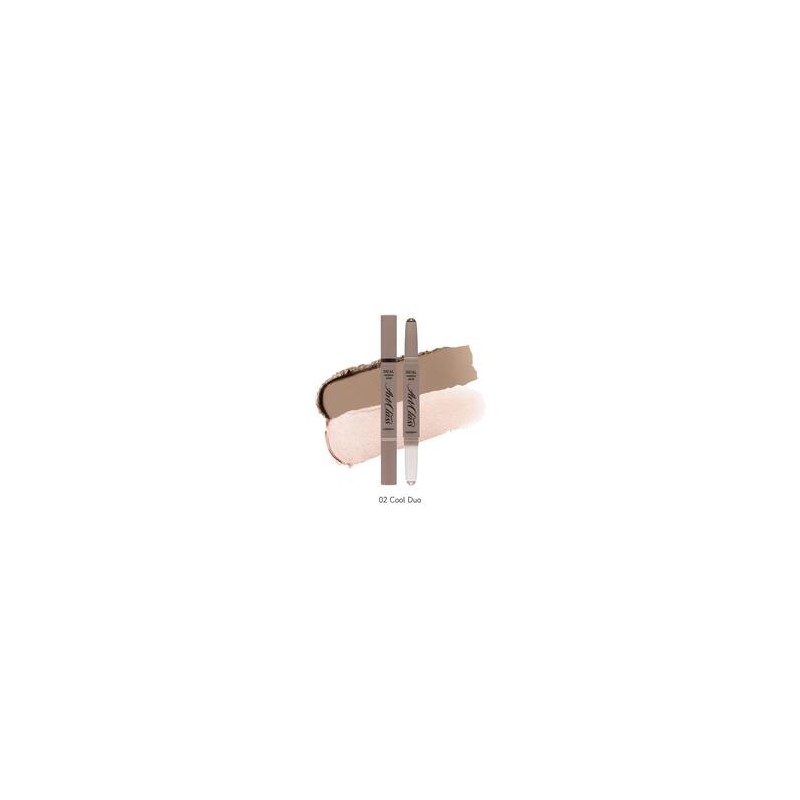 TOO COOL FOR SCHOOL Dual Contour Stick 2.2g [Cool/Warm/Neutral], Shade:01