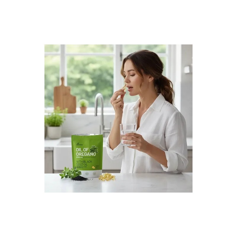 Aceite De Orégano 6000mg 300 Cápsulas