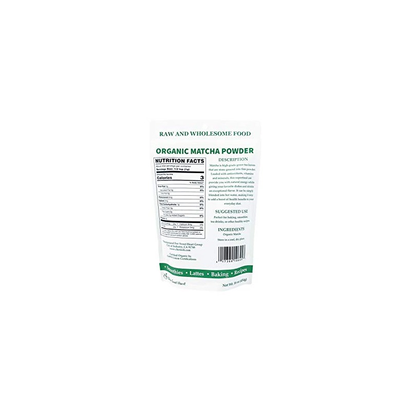 Chérie Sweet Heart Organic Matcha Green Tea Powder - Culinary