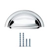 Sets of 6 Cup Handles, Vintage Shell Design for Kitchen