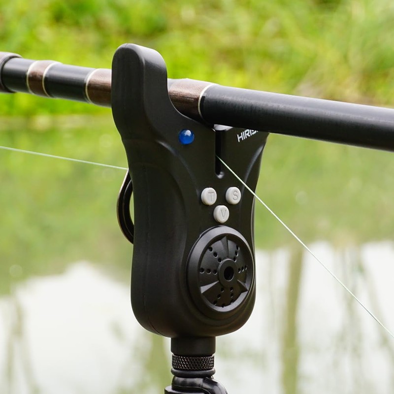 Hirisi Tackle Fishing Bite Alarm with Volume Tone Sensitivity Control