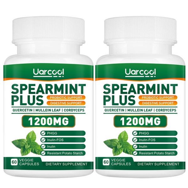Uarcool Spearmint Plus Supplement 1200mg - for Digestive, Skin and