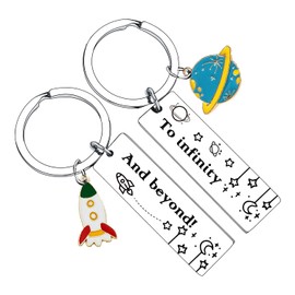 Ghloyza I Love You Gifts 2 PCs Couple Matching Keyrings For Husband Wife Valentines Day Gifts For Him And Her Couples Gifts For Boyfriend Girlfriend To Infinity And Beyond Keyring