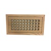 White Oak Hardwood Floor Register, 4 x 10 Inch by