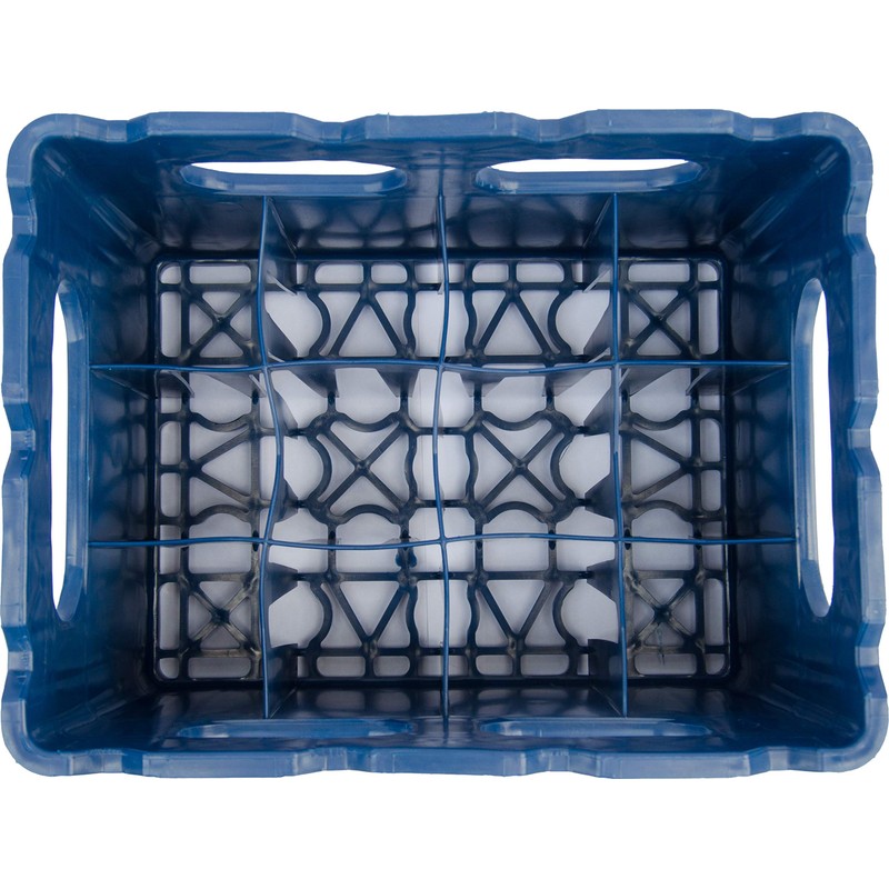 Plastic Crates for Glass Milk Bottles Commercial Duty (1 Qt,