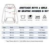 Okiretin Boys Girls Dragon 3D Graphic Hoodies Cool Unisex Casual