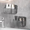 ANRUI Shower Shelf, No Drilling, Pack of 2 Acrylic Shower