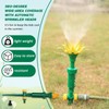 Pcmursal 360 Graden Sprinkler, 16" Tulip Sprinkler Head,Oscillating Sprinklers for