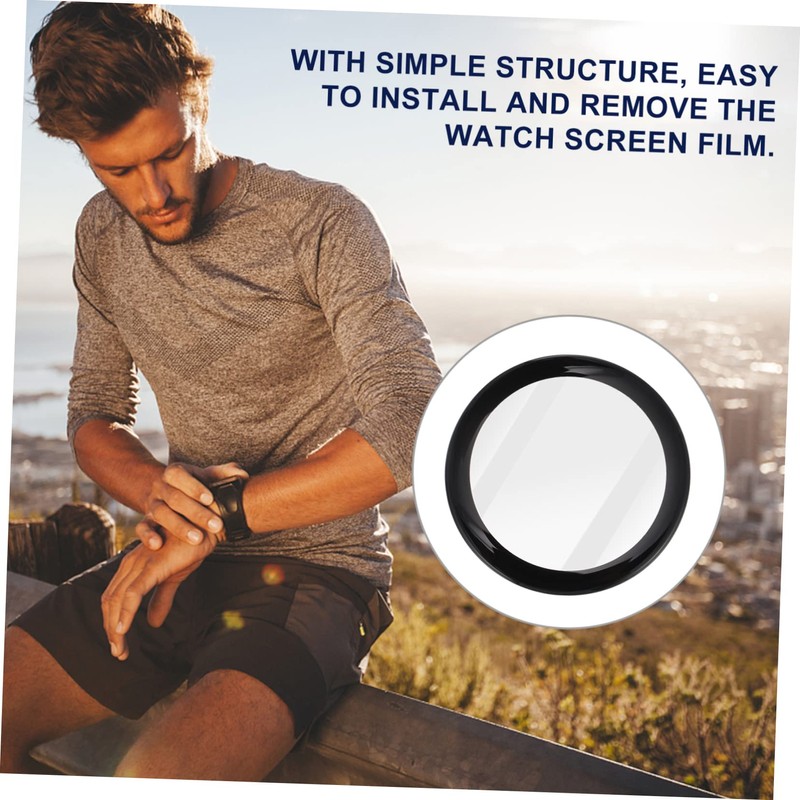 jojofuny 3pcs Watch Full Coverage Screen Protector Scratch TPU Film