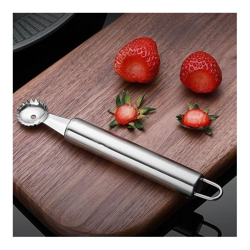 Silver Stems Remover For Pineapple Strawberry Tomato Cherry Stainless Steel
