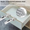 2pack Drawer Front Installation Clamps Stainless Steel Drawer Fixing Clamp
