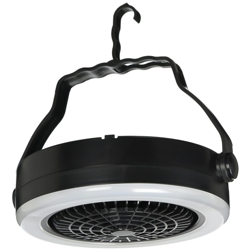 HAC 2094 3-Way Light & Fan, Black, W 7.9 x