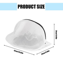 Shoes Wash Bags, 2pcs Mesh Laundry Bags with Durable Zips, Premium Laundry Bag for Shoes/Trainers for Washing Machine, Storage Bag for Shoes and Clothing, for Sneakers, Socks, Bras