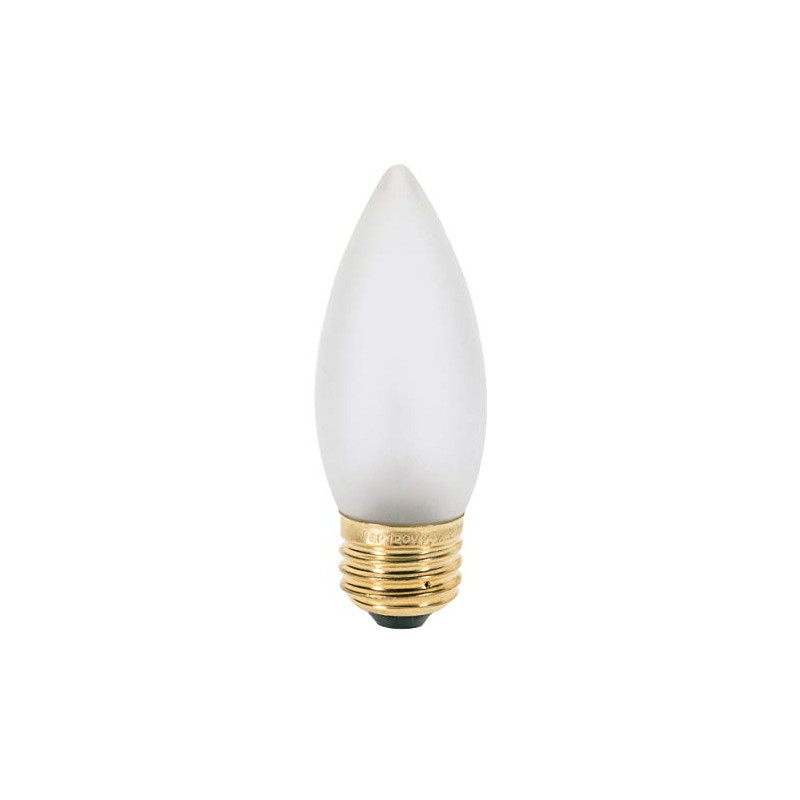 Satco 04742 40B10/FAN/F Incandescent Light Bulb; 40 watt; 20 Volt;