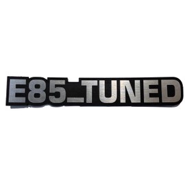 E85 Tuned Emblem Stick-on Vehicle Badge 6 inch X 1 inch