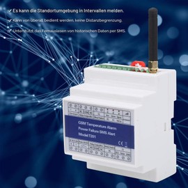 GSM Temperature Alarm for Home - Power Failure Alarm with Remote Monitoring, Timer Report & SMS Notification for Maximum Safety
