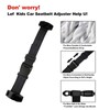 Car Seat Belt Adjuster Fixation Soft Nylon Protective Car Neck
