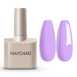 MAYCHAO 15ML Bight Purple Gel Nail Polish 1Pc Wisteria Gel Polish Soak Off UV LED Nail Polish Nail Art Starter Manicure Salon DIY at Home, 0.5 OZ