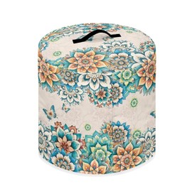 NETILGEN Pressure Cooker Cover for 6 Quart Instant Pot and Air Fryer Accessories, Stain Resistant Washable Cover Electric Appliance Cover with Pockets for Home Kitchen Decor, Boho Flower Butterfly