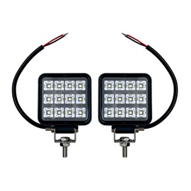 MelTruck 2x LED Arbeitsscheinwerfer Arbeitsleuchte mit Schalter für Traktor Bagger Offroad