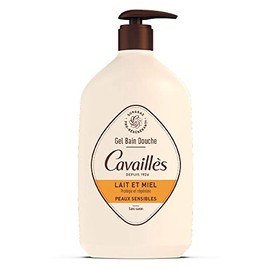 Rogé Cavaillès Shower Gel for Sensitive Skin, Milk and Honey, 1 Litre