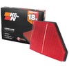 K&N Engine Air Filter: Long Life 18,000 Mile Replacement Air