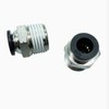 CDQBWKJGFJ 3 PCS 3/8" Push to Connect Fitting PC Pneumatic