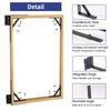Fence Gate Kit Gate Hardware, 2 Set Anti Sag Gate