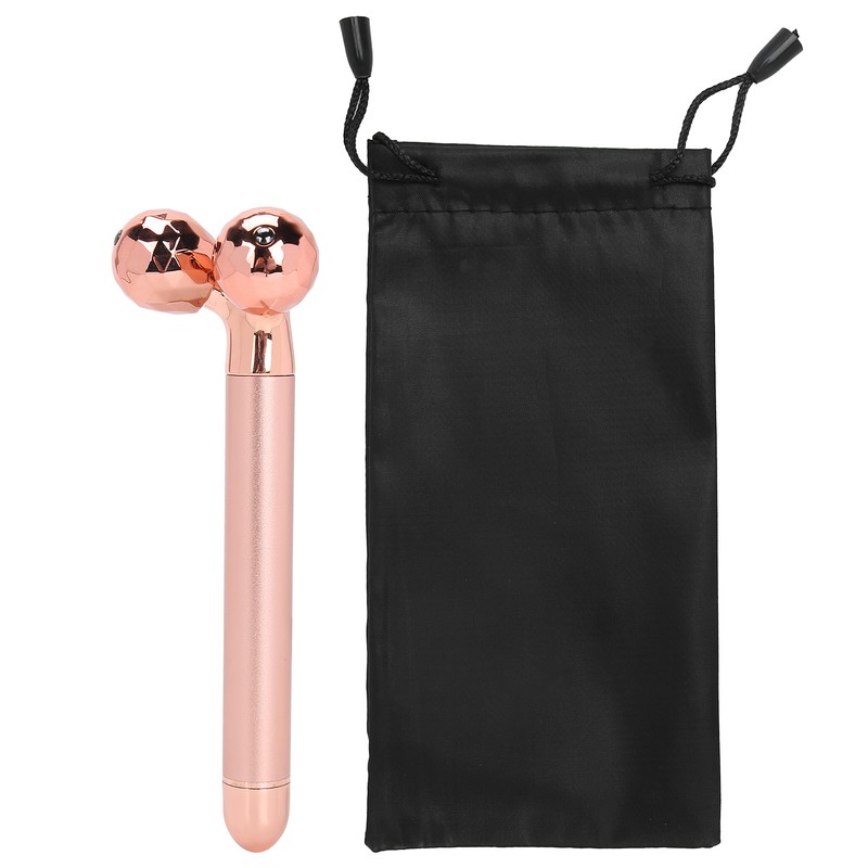 Electric 3D Facial Roller Massager Remove Puffiness Slimming Tightening Face