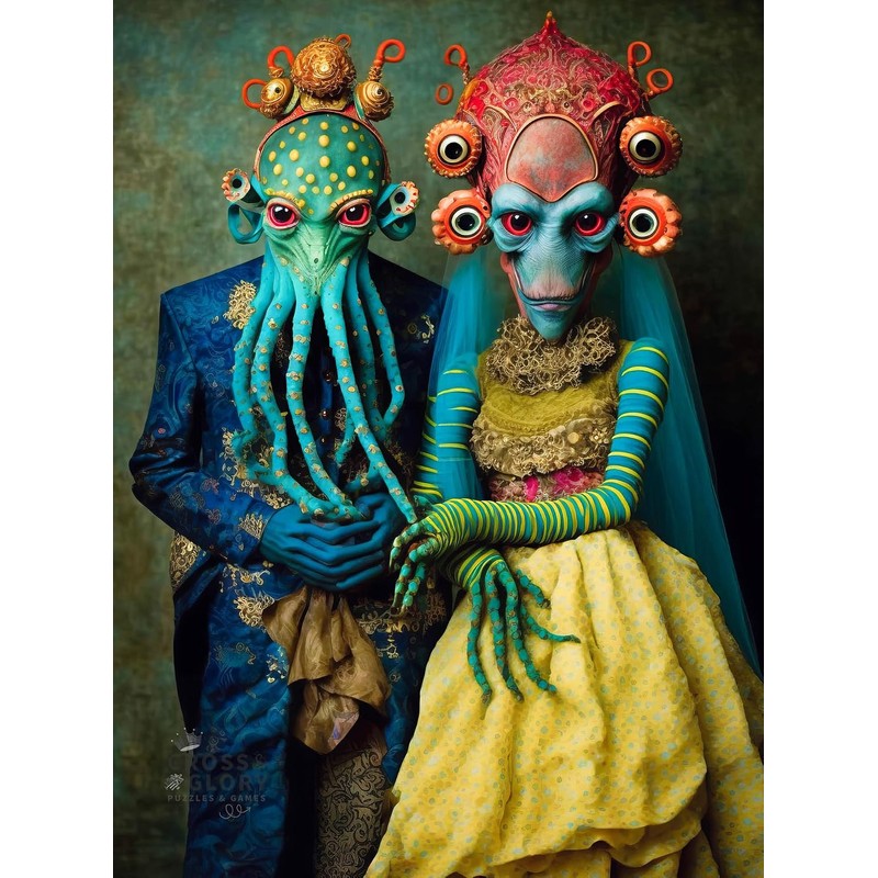 Meet The Aliens Nymira and Dantar - Un rompecabezas de